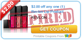 *HOT* New Coupon for $2/1 Revlon Lip Product!