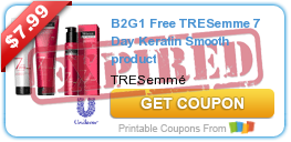 *HOT* B2G1 Free TRESemme 7 Day Keratin Smooth Coupon!