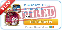 New Coupons for Cesar Dog Food, Airborne Everyday, and More!