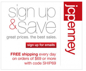 JC Penney Coupon for $10 off your $25 or More Purchase