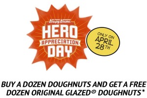 Krispy Kreme: Buy a Dozen Doughnuts, Get a Dozen Free!  Tomorrow Only!