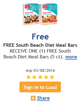 FREE South Beach Diet Bars at Kroger!