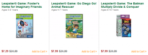 Leapfrog Sale: Leapster Games as low as $7.29, Additional 15% off and Free Shipping