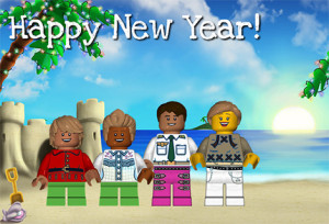 Create Your Own LEGO Minifigure Holiday Card for Free