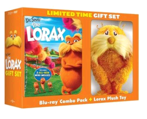 Dr. Seuss’ The Lorax Movie and Plush Just $12.96 (Today ONLY!)