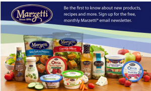 FREE Recipes, Tips, Coupons, and More With Marzetti Newsletter Signup
