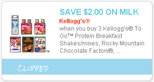 $2 Milk Coupon From Kellogg’s!