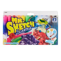 Mr. Sketch Scented Markers, Assorted Colors, 12 Pack $5.97!