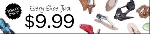 Hundred of Shoes Just $9.99 at ShoeMetro Today Only!