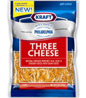 $1/2 Kraft Shredded Cheese Coupon