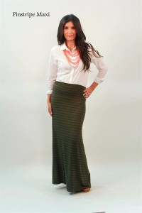 Striped Maxi Skirt Just $13.94 Shipped!