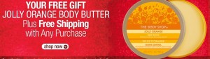 The Body Shop: Free Body Butter, Free Shipping and 20% Cashback