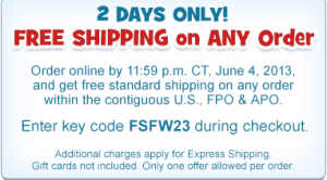 FREE Shipping at Oriental Trading Company (Lots of great Graduation, Party and Holiday Items and more!)