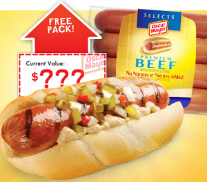 Oscar Mayer hot Dog Coupon | Get it Free!
