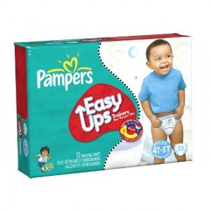 Pampers Easy Ups Trainers for Boys (33ct) for $6.25 Shipped