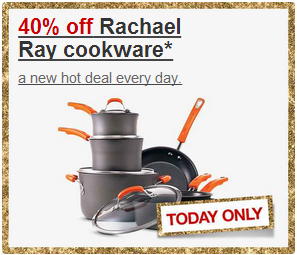 *HOT* Rachael Ray Cookware 40% Off at Target Today ONLY!