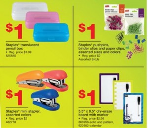 Staples Back to School Deals for 09/04-09/10