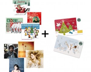 Free $5 Starbucks Gift Card with CD Purchase