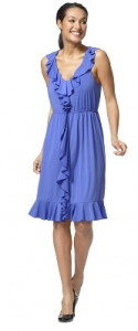 Merona Women’s Cascade Ruffle Front Dress – Assorted Colors for $14 Shipped
