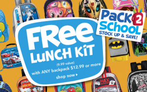 Toys R Us: Free Lunch Kit with Backpack Purchase