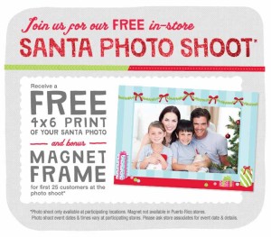 FREE 4×6 Santa Picture At Walgreens!