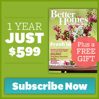 Better Homes and Gardens Magazine Subscription Just $5.99 Plus a FREE Gift