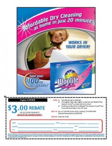 Woolite Dry Cleaners Secret: $3 Mail-in-Rebate Plus $1.50 Printable Coupon