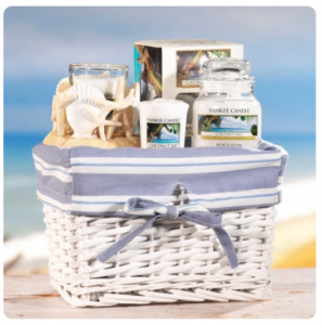 Yankee Candle: Coconut Bay Lined Basket for $10