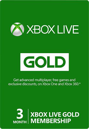 Xbox Live 3 Month Gold Membership—$16.99! (Reg $24.99)