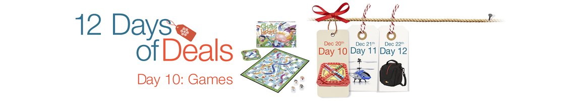 Amazon 12 Days of Deals – Day 10 is Games! Lots of great deals!