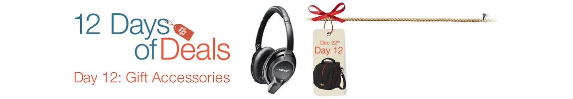 Amazon 12 Days of Deals – Day 12 is Gift Accessories! Lots of great deals!