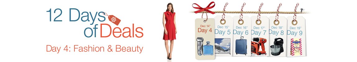 Amazon 12 Days of Deals – Day 4 is Fashion & Beauty! Lots of great deals!