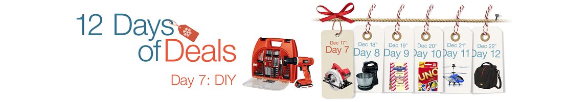 Amazon 12 Days of Deals – Day 7 is DIY! Lots of great deals!