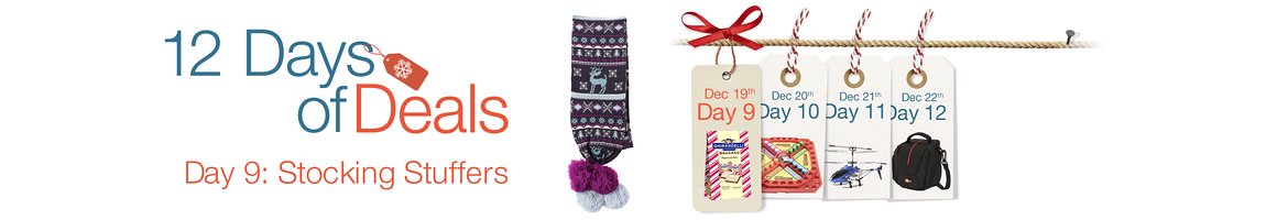 Amazon 12 Days of Deals – Day 9 is Stocking Stuffers! Lots of great deals!