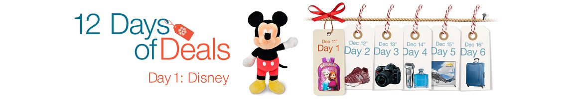 Amazon 12 Days of Deals! Day 1 is Disney!