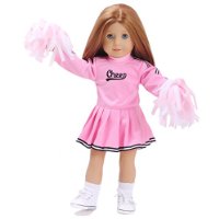 Toy Doll Clothes – Cheerleader Outfit & Pom Pom Set – $12.99!