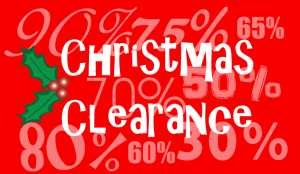 Make the Most of Christmas Clearance Sales! Make the Most of Christmas Clearance Sales!