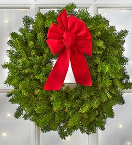 Fresh Christmas Wreath From 1800Flowers Only $24.99 + FREE Shipping!