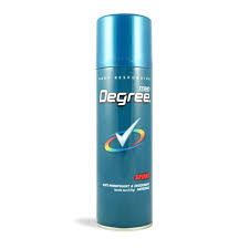 Degree spray deodorant