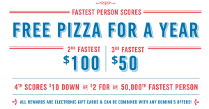Want FREE Domino’s Pizza for a Year?!