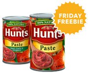 FREE can of Hunt’s Tomato Paste After SavingStar Rebate!