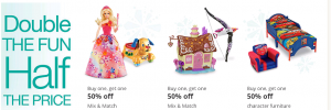 Kmart BOGO 50% Off Toy Sales!