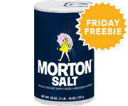 Friday FREEBIE: Morton Table Salt!