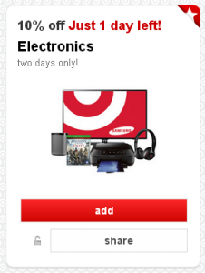 *HOT* 10% Off Electronics With Target Cartwheel! (Very FEW Exclusions!)