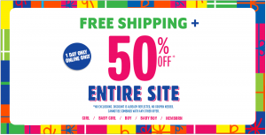 *HOT* FREE Shipping + 50% Off + 30% Off The Children’s Place!