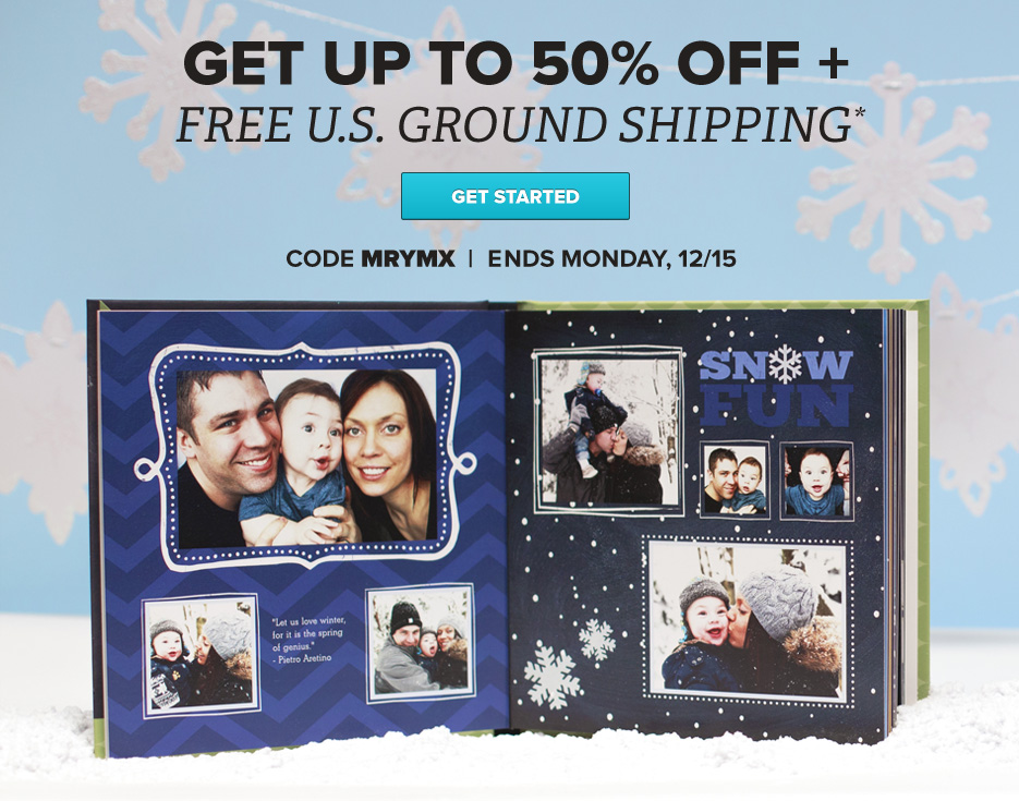 Mixbook: 30% to 50% Off + FREE Shipping! (Photo Books, Cards, and Calendars)