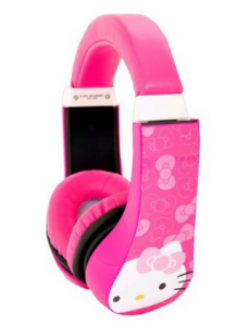 Hello Kitty Kid Safe Over the Ear Headphone w/ Volume Limiter $18.60!