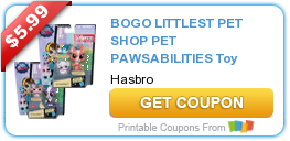 BOGO Littlest Pet Shop Coupon = $2.49 Each!