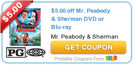 Mr. Peabody & Sherman on DVD Just $4.99 at Target!