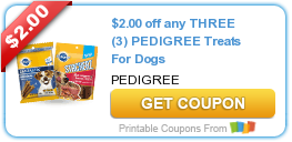 Awesome Deal on Pedigree Dog Snacks With Triple Stack and Gift Card Deal!